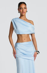 Edwina Top - Glacier Blue