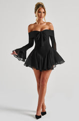 Nerissa Playsuit - Black