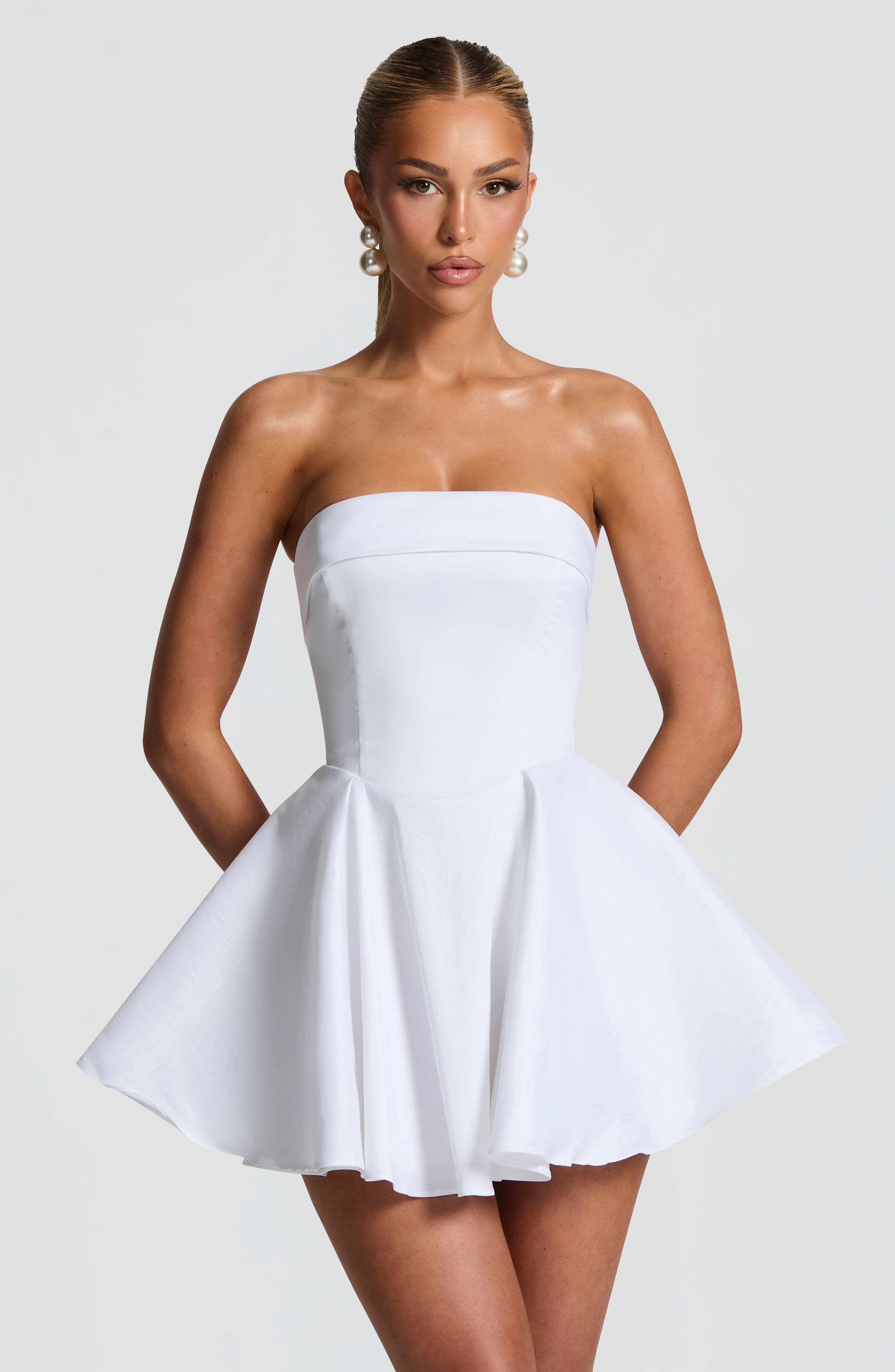 Dionne Mini Dress - Ivory