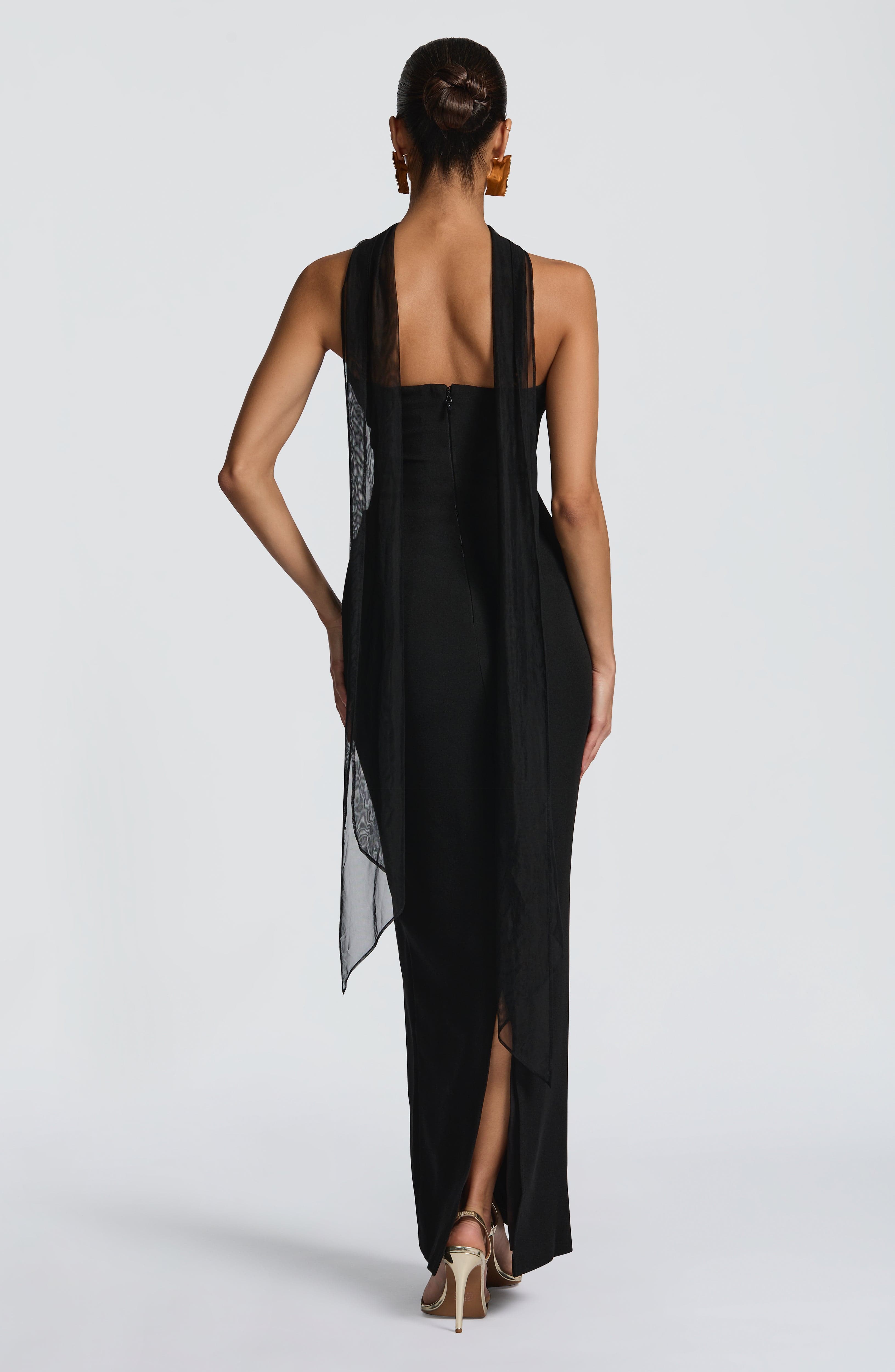 Lindsey Maxi Dress - Black