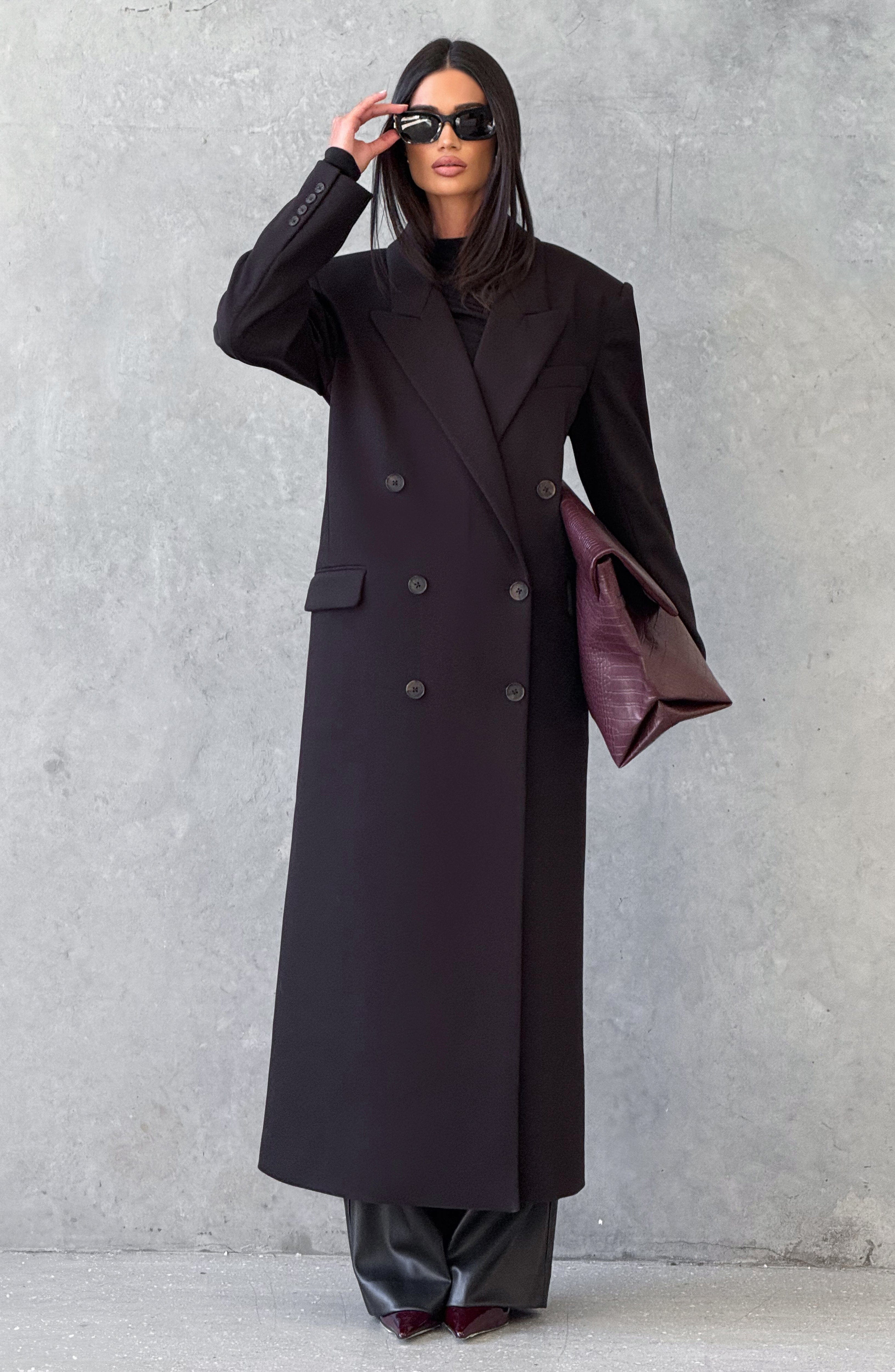 Michelle Coat - Black